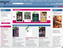 Tablet Screenshot of libreriaberkana.com